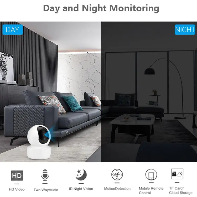 360 ANGLE WIFI NIGHT VISION CAMERA