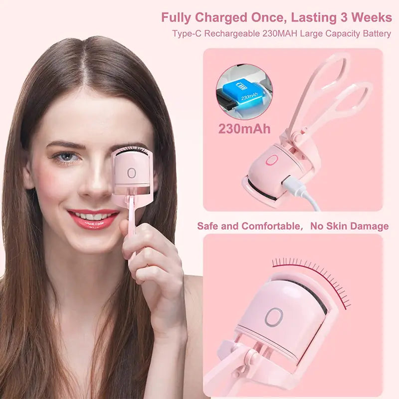 USB Rechargeable Eyelash Curlers