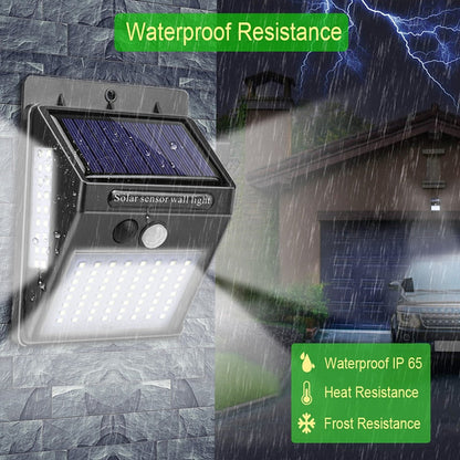 Garden Solar Lamp PIR Motion Sensor LED Solar Light Solar Powered