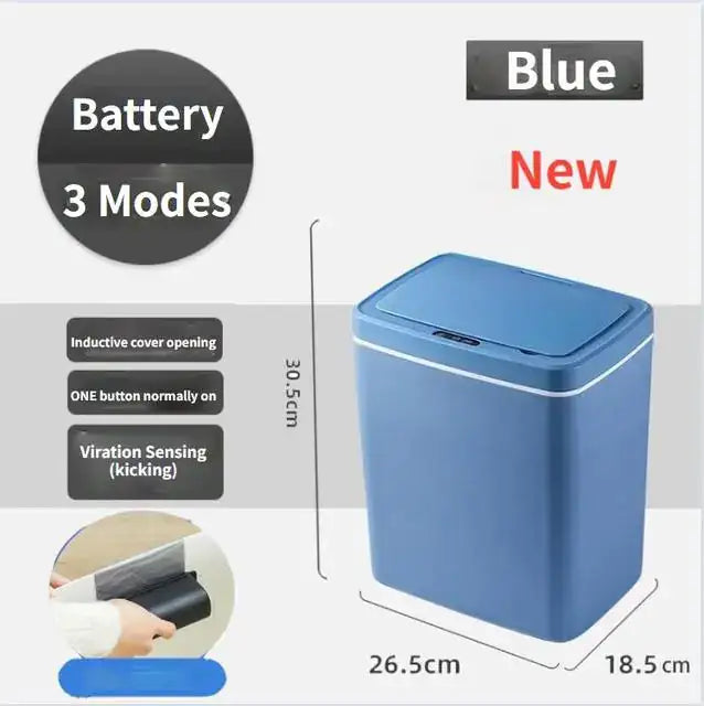 Trash Can with Intelligent Sensor